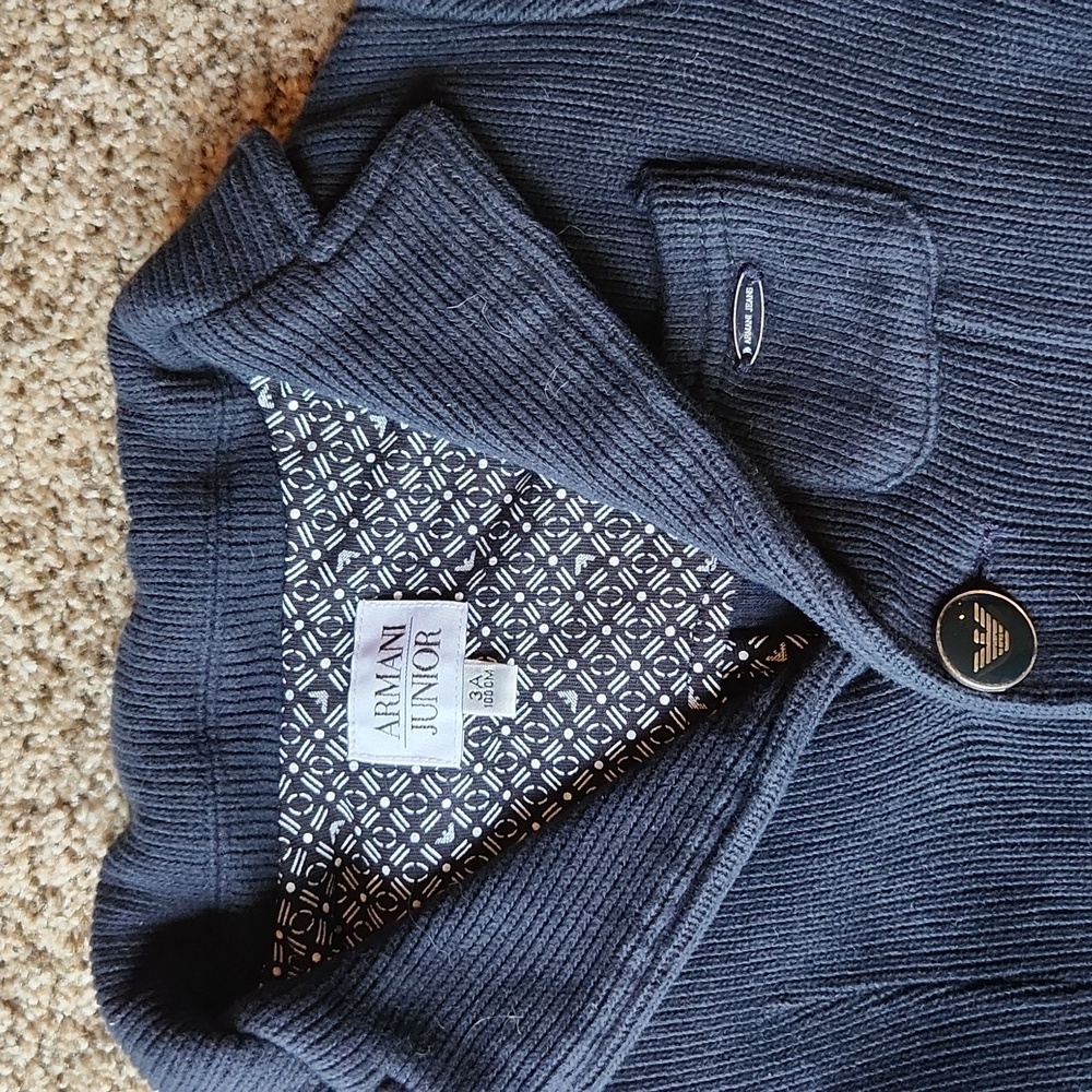 Armani | Navy Sport Jacket - Picture 2 of 9